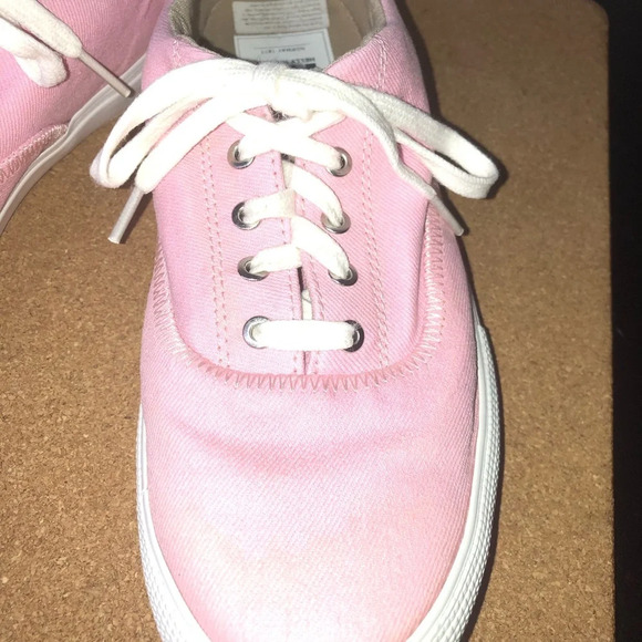 Helly Hanson 596 Women’s Sneaker Running Shoes Pink 7 Lace Up Canvas Rubber Sole - Picture 4 of 9